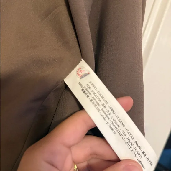 Zara Women's Brown Cropped Blazer - Picture 3 of 5